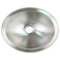 Scandvik Brushed SS Oval Sink - 13.25" x 10.5" [10281]