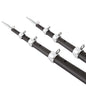 Tigress 15' XD 3K Carbon Fiber Telescoping Outrigger Poles - Matte Black/Silver - Pair [88679-7]