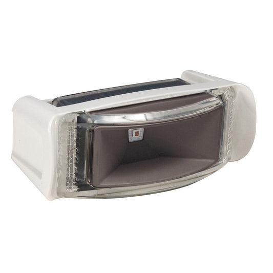 Lumitec Contour Inset Navigation Light - Starboard Green - White Housing [101837]