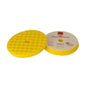 RUPES Velcro Waffle Fine Polishing Pad f/Rotary Polishers 90mm - Yellow [9.WF90M]