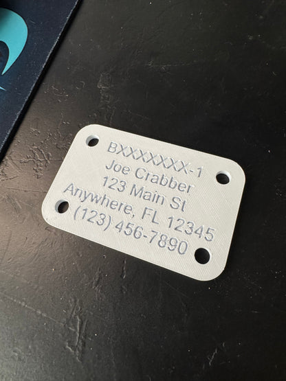 Recreational Stone/Blue Crab Trap Tags