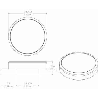 Lumitec Halo - Flush Mount Down Light - White Finish - 4-Color - White/Blue/Red/Purple Non-Dimming [112820]