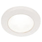 Hella Marine EuroLED 75 3" Round Screw Mount Down Light - White LED - White Plastic Rim - 12V [958110011]
